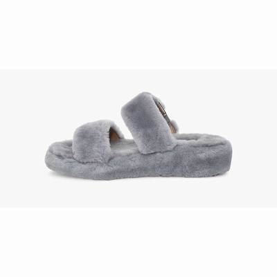 Chinelos UGG Fuzz Yeah Mulher Cinzentas | PT-NJPZR